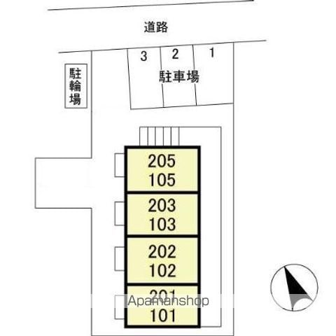 ジュネス・モナリエ 102 ｜ 千葉県銚子市春日町6（賃貸アパート1K・1階・23.59㎡） その15