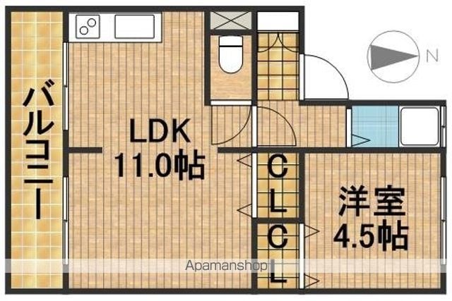 四ツ池マンションの間取り写真