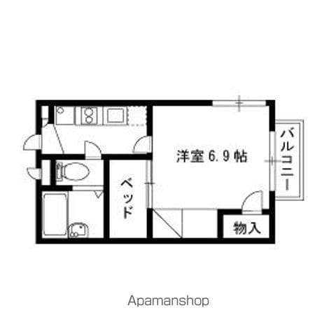 レオパレス高羽の間取り写真