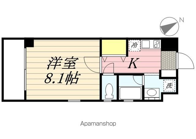 立川市錦町のマンションの間取り