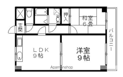 Ｎａｓｕ２３[2LDK/51.84m2]の間取図