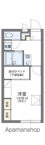 レオパレス拓諭17の間取り写真