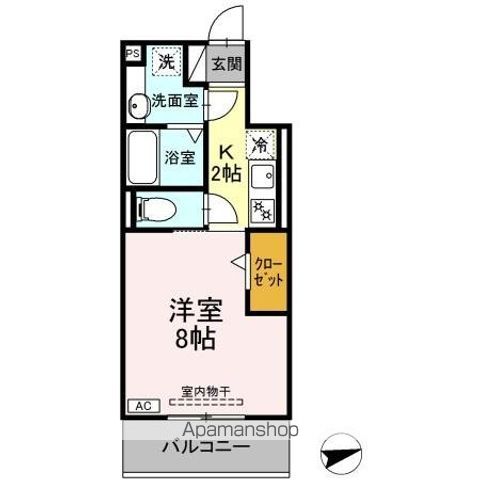 名古屋市東山線 本陣駅 徒歩4分 3階建 築6年の間取り写真