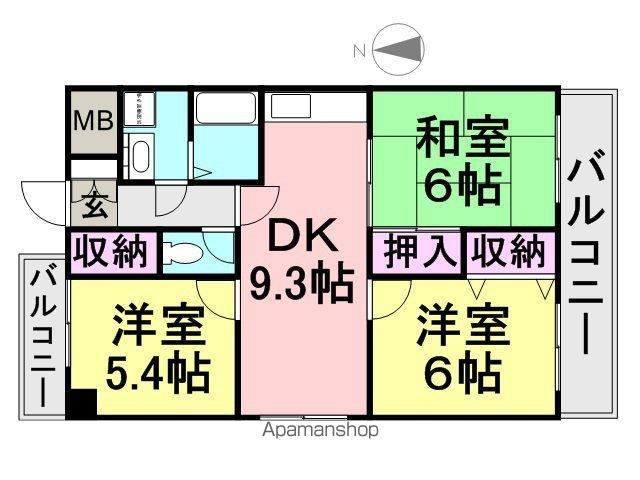 エムピークス塚口南の間取り写真