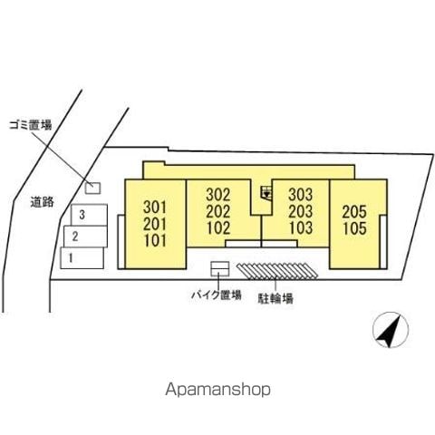 ヴィラージュ 303 ｜ 神奈川県川崎市高津区下作延３丁目928-9､-41（賃貸アパート2LDK・3階・48.21㎡） その4