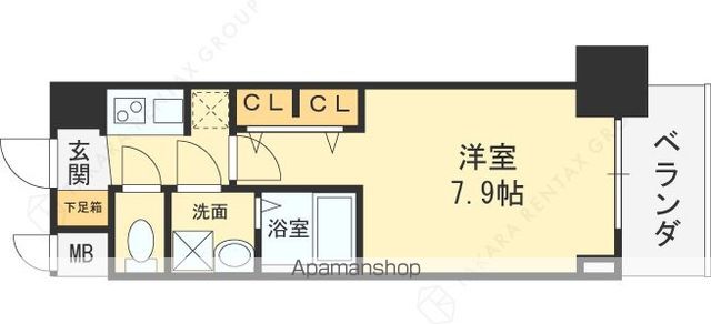 SーRESIDENCE堺筋本町UNOの間取り写真