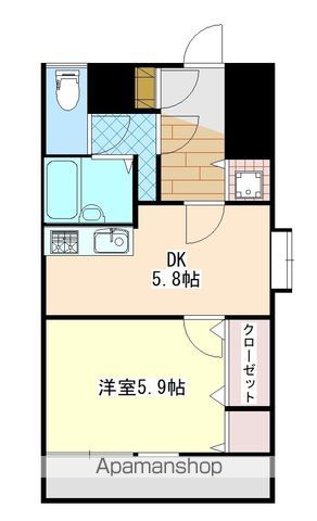 ライオンズマンション西千石の間取り写真