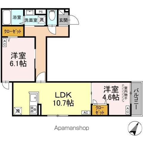 グラナーデ西大泉の間取り