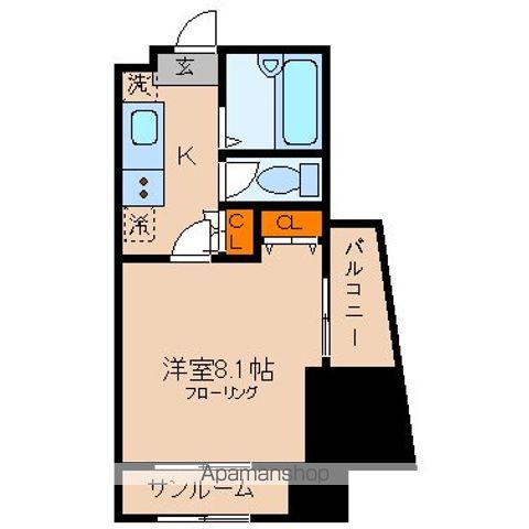 K2宮町ビルの間取り写真