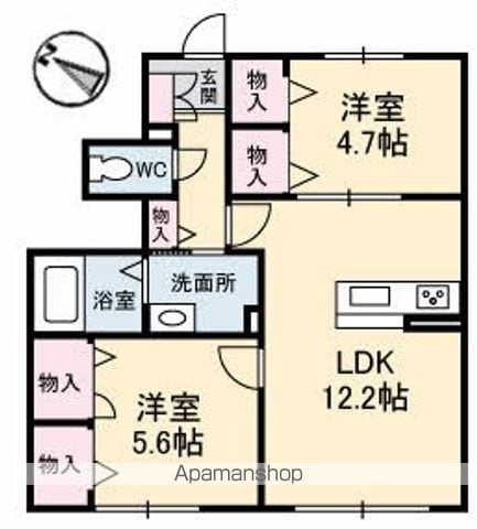 サンテラスの間取り写真