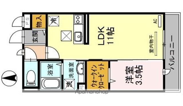 ワンモアオッツの間取り写真