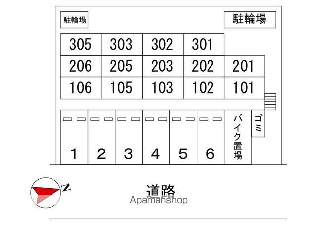 サニープラザ（ＳＢ） 305 ｜ 千葉県千葉市若葉区西都賀１丁目4-13（賃貸マンション1K・3階・26.49㎡） その3