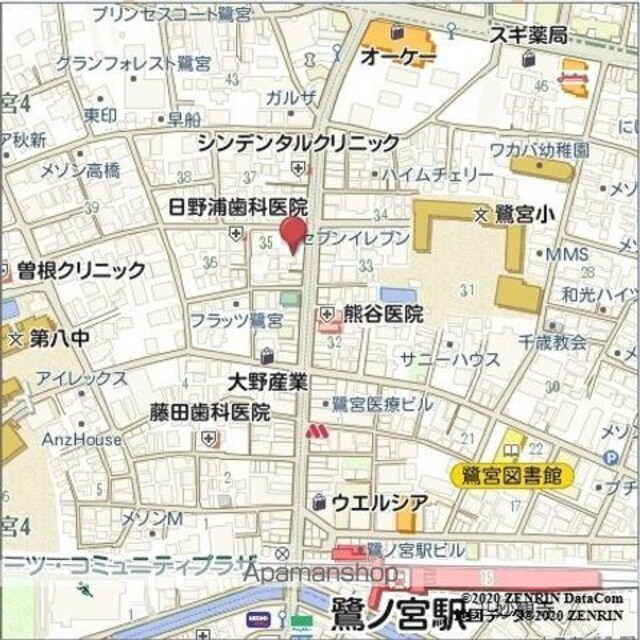 ＬｉｖｅＦｌａｔ中野鷺宮[1R/19.09m2]の配置図