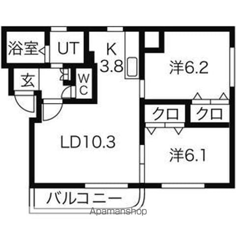 アトレ福住の間取り写真