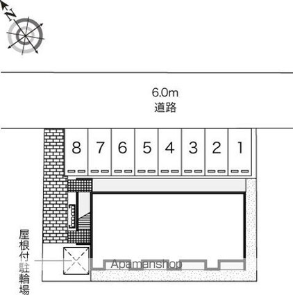 レオネクスト太陽[1K/31.05m2]の配置図