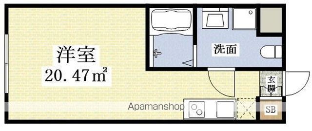 CELESTE東中島の間取り写真