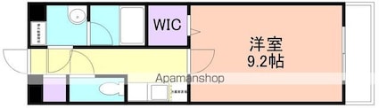 フランディル[1K/31.74m2]の間取図