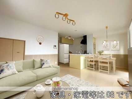 ロッシェ・コート　Ｄ棟[3LDK/79.49m2]のリビング・居間