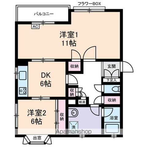 ウッドビュー上北沢の間取り