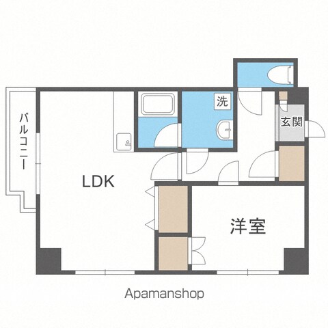 MAISON HOXIN南10条の間取り写真