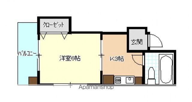 コーポ瀬尾の間取り写真