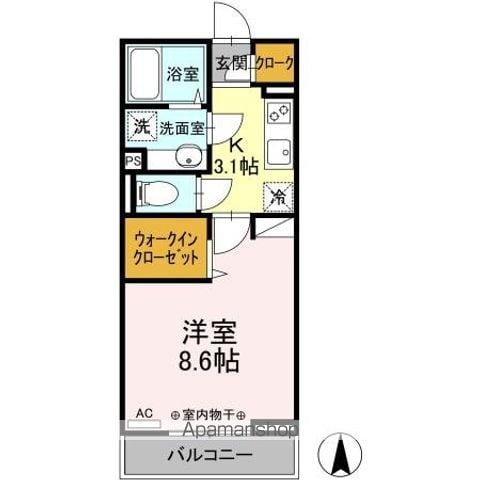 カーサココルン B棟の間取り写真
