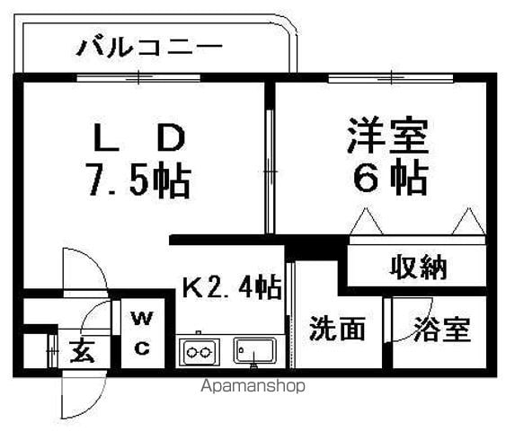 ルミエール福住の間取り写真