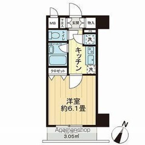 パレステュディオ飯田橋の間取り写真