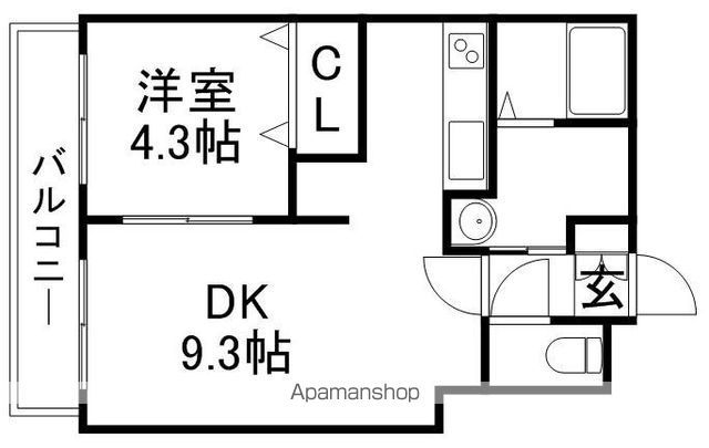 アンジュールの間取り写真