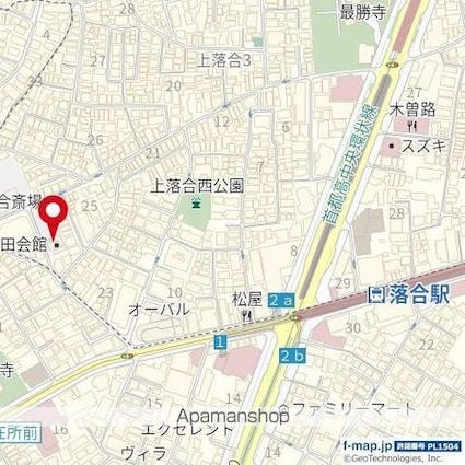 東京都新宿区上落合３丁目[1K/31.68m2]の周辺