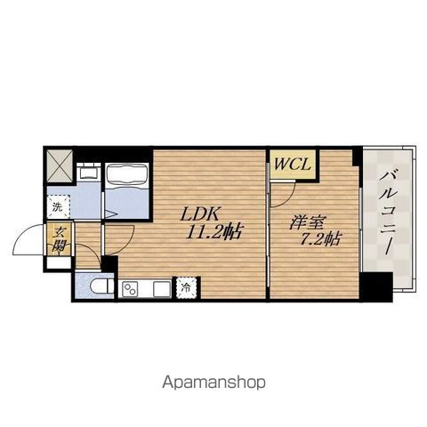 SーRESIDENCE日本橋QUALIERの間取り写真