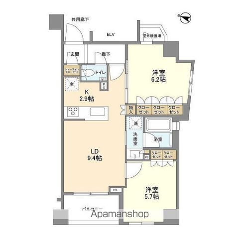ACOLT碑文谷RESIDENCEの間取り写真