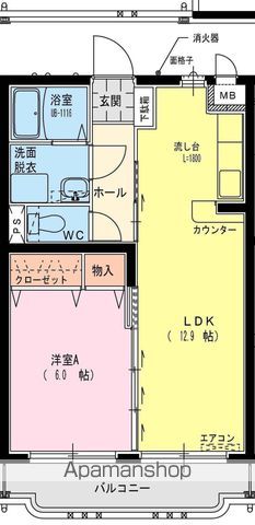 クローバーの間取り写真