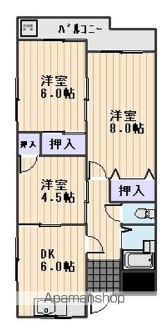 センチュリー万倍の間取り写真