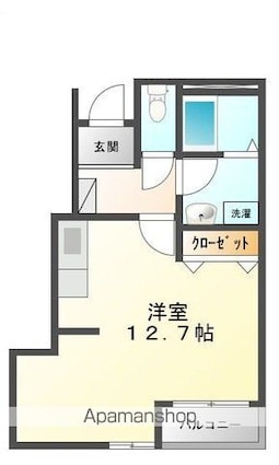 フォルティア[1R/33.05m2]の間取図