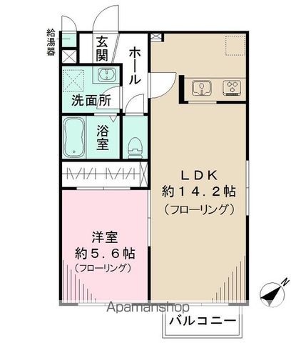 リバーサイドMINEの間取り写真
