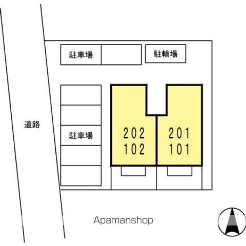 ＷＩＴー坪井 202 ｜ 静岡県浜松市中央区坪井町5423（賃貸アパート1LDK・2階・41.26㎡） その17