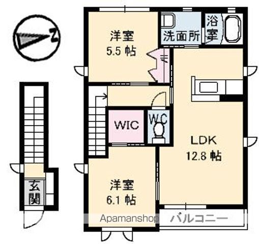 アークK A棟の間取り写真