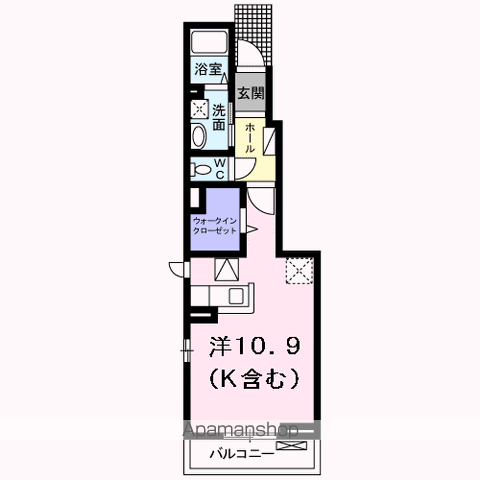 フローラ春日の間取り写真