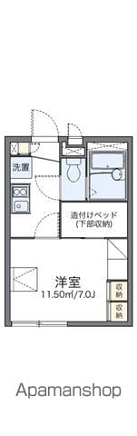 レオパレスグレース府中の間取り写真