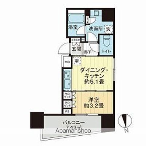 ライオンズミレス新中野の間取り写真