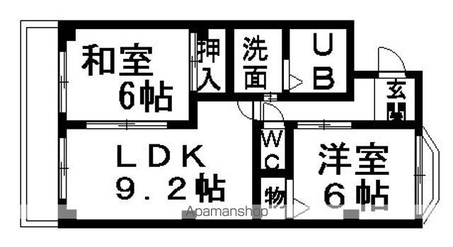 ヴィラオークの間取り写真