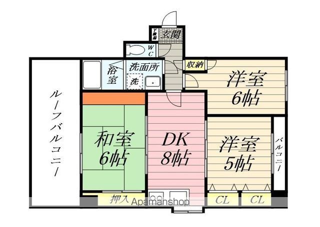 【博多桶屋町ビルの間取り】