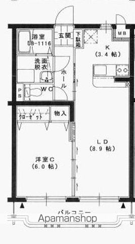 エアフォルクの間取り写真