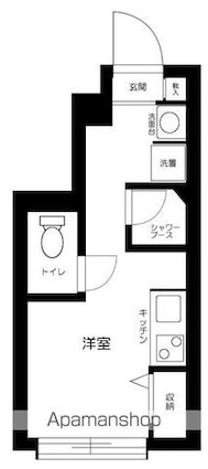 東京都武蔵野市吉祥寺本町３丁目[1R/13.87m2]の間取図