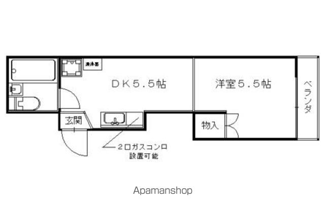 東上善寺町マンションの間取り写真