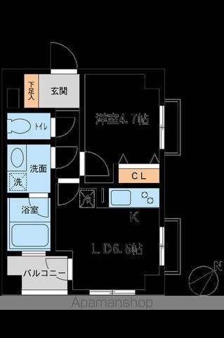 ルクレ初台の間取り