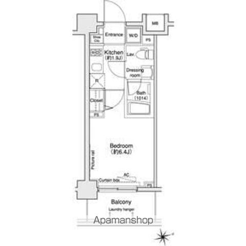 北区神谷のマンションの間取り