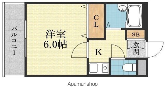 グリーンヒル江坂の間取り写真