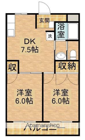 シャトレ牧之原の間取り写真